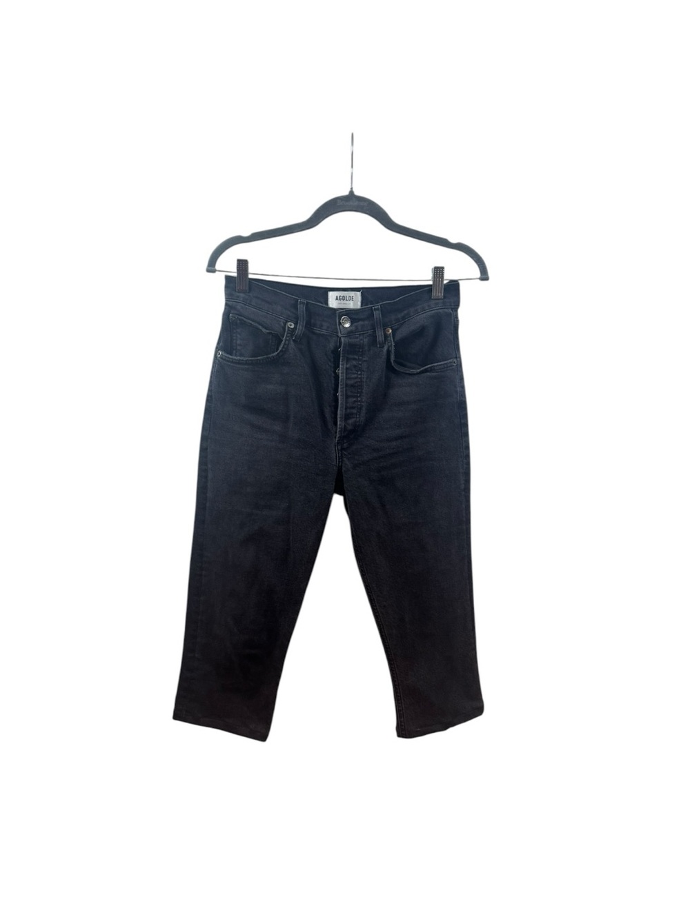 Agolde Black Straight Leg Women's Jeans